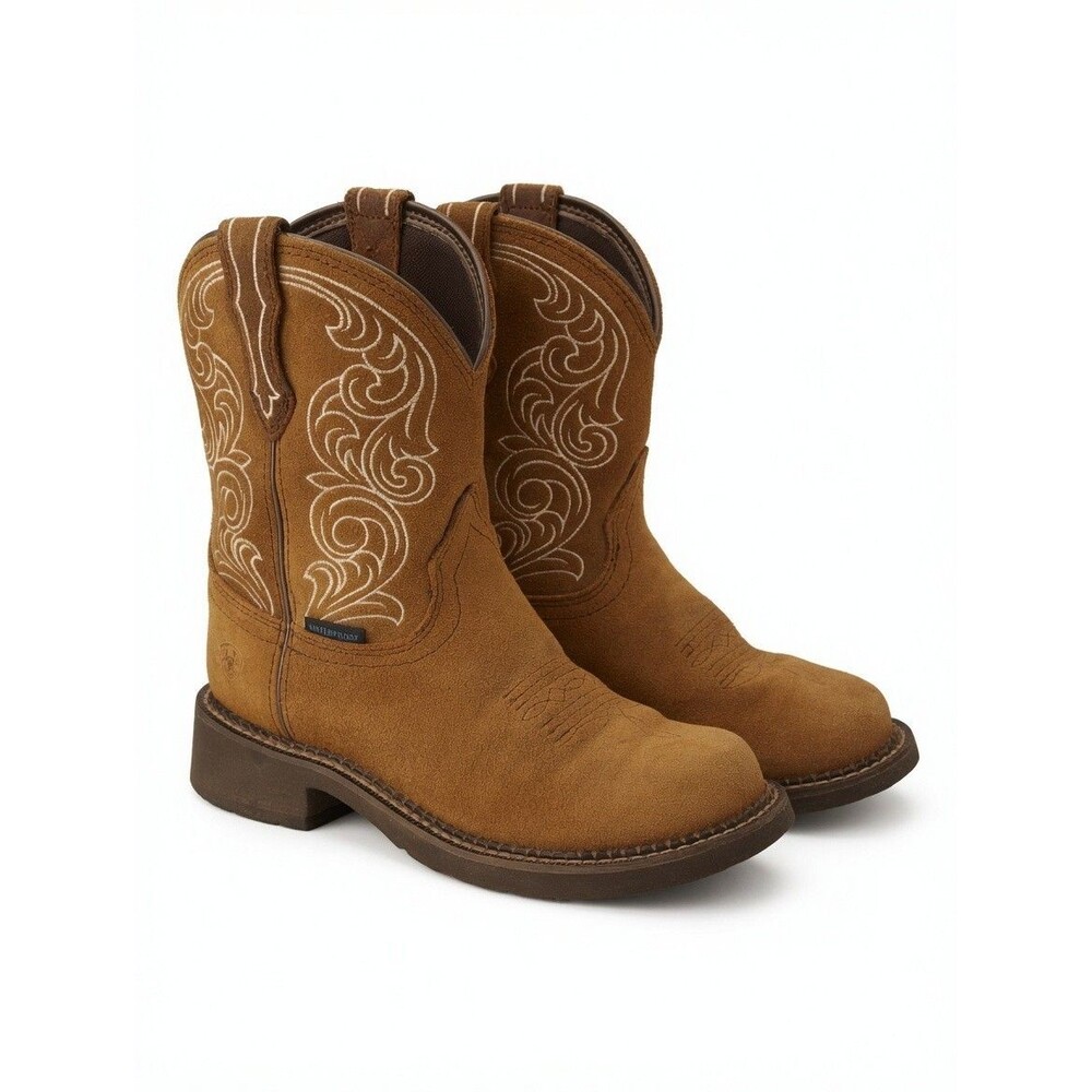Ariat Fatbaby Boots Heritage Waterproof Womens Sz 7 B Western Cowboy 10042417 EU